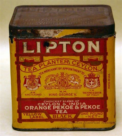 lipton tea metal tin box|antique lipton tea squares.